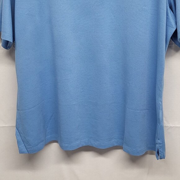 Cutter & Buck CB DryTec Womens Polo Shirt 2X Short Sleeve Moisture Wicking Blue - Picture 3 of 13